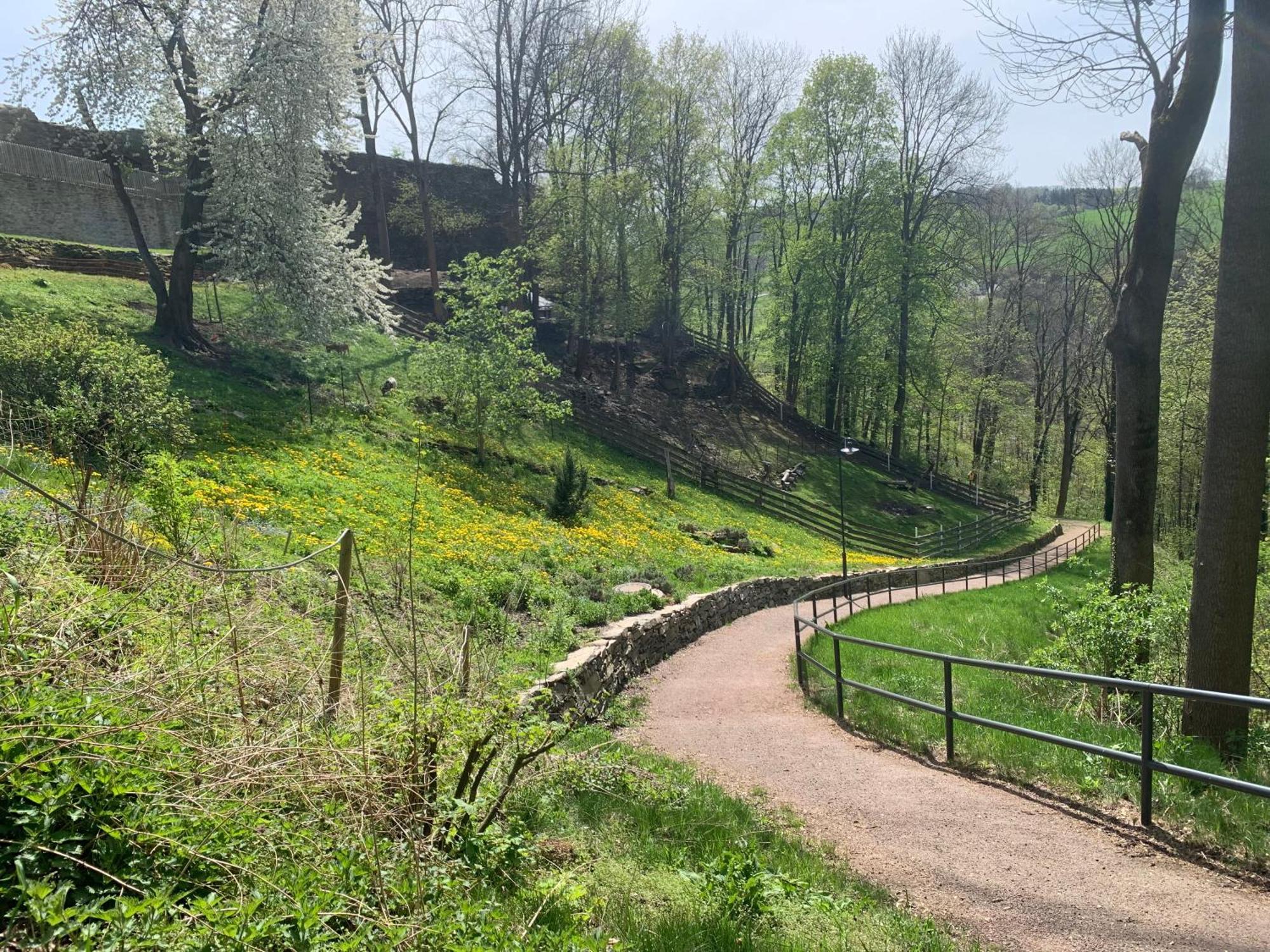 Am Schloss Wolkenstein, 75M2, 2Br, Babybett 외부 사진