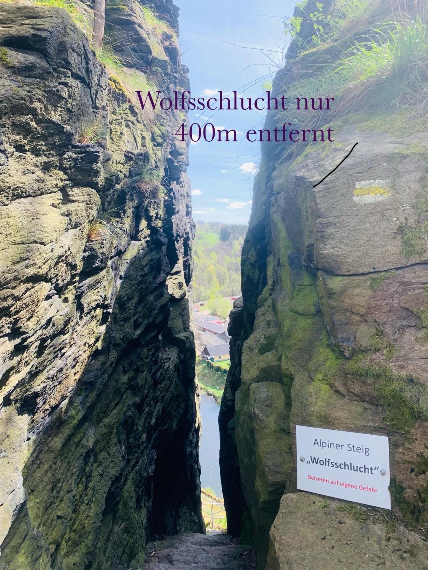 Am Schloss Wolkenstein, 75M2, 2Br, Babybett 외부 사진